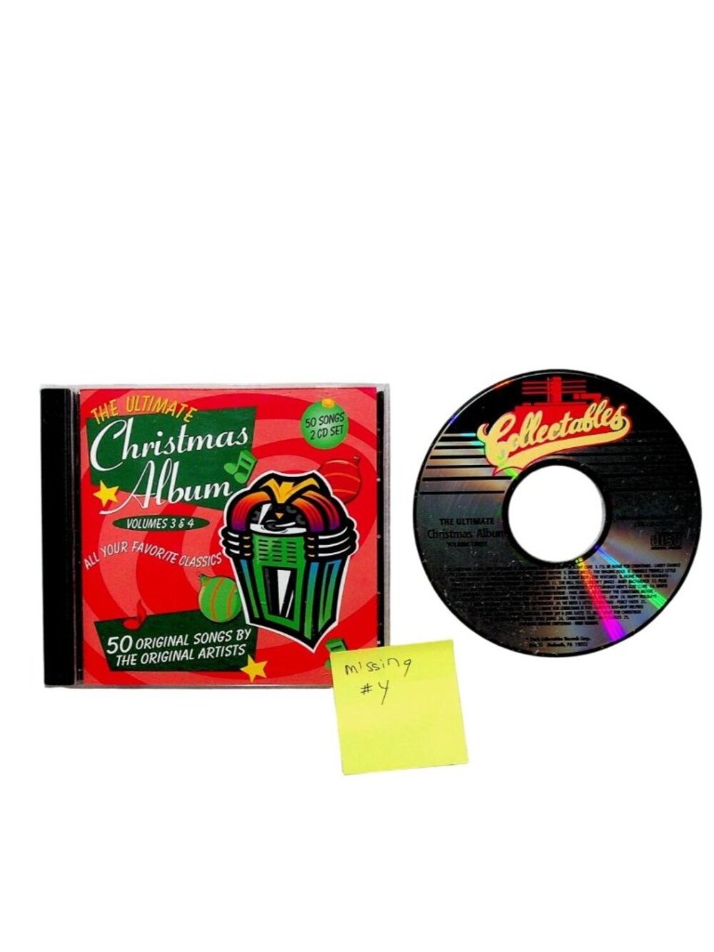 The Ultimate Christmas Album Volumes 3 & 4 CD Set 50 Songs Missing Disc 4